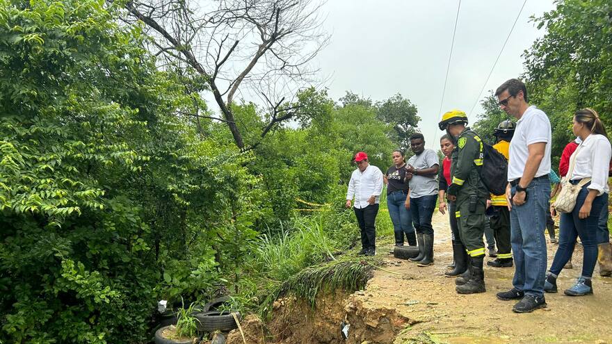 Gobernación evalúa daños causados por lluvias en 5 municipios del Atlántico