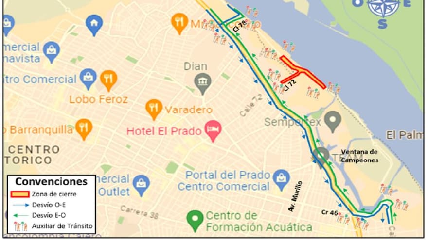 Malecón del Río cerrado hoy en la tarde para una prueba de pista de karts