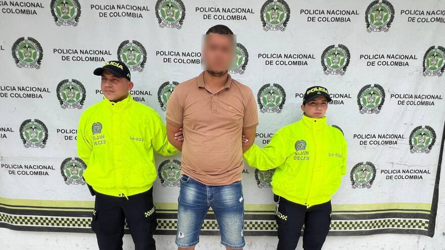 Capturado en Aguachica alias Pie Grande