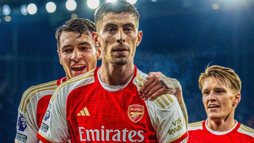 Havertz pone líder al Arsenal en la Premier League