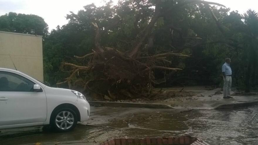 Aguacero causa estragos en Valledupar