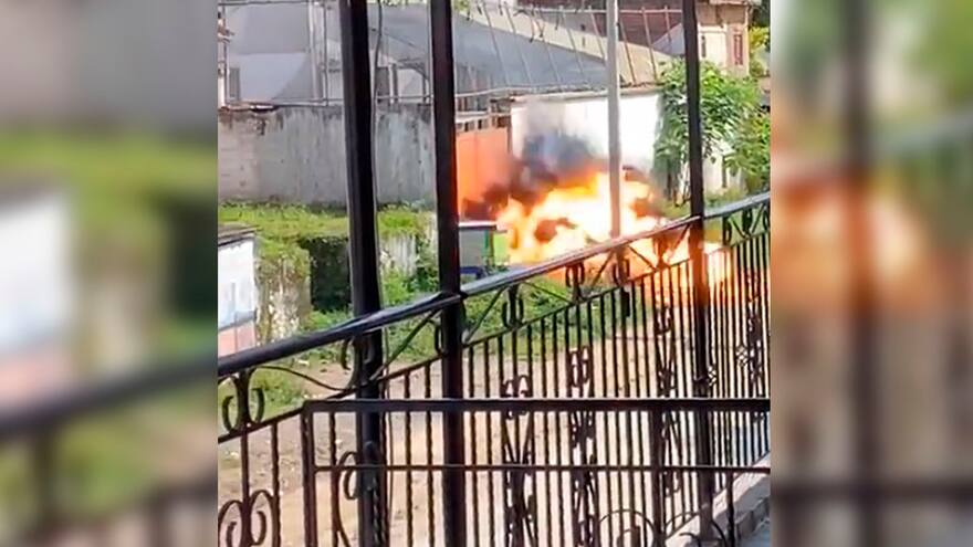 Atentado con motocicleta bomba en Cauca deja a un policía herido