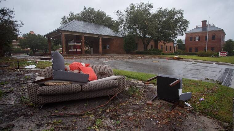 Hurricane Florence Flooding and Destruction In North Carolina