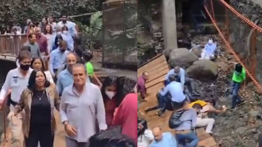 Puente en México colapsa en plena reinauguración y deja 20 heridos
