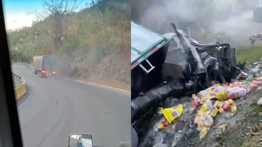 Norte de Santander: siniestro vial de una tractomula sin frenos deja al menos dos muertos y un herido