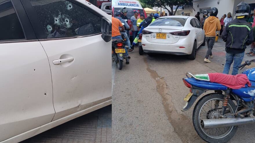 En intento de atraco hieren con arma de fuego a madre e hijo