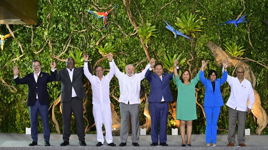 En declaración de Cumbre Amazónica los ochos países participantes se comprometen a proteger la selva