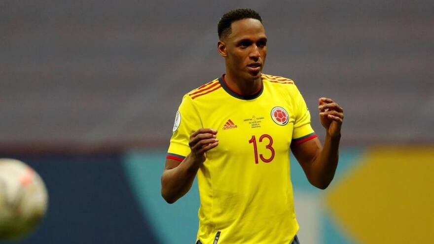Selección Colombia desconvoca a Yerry Mina por acumulación de amarillas