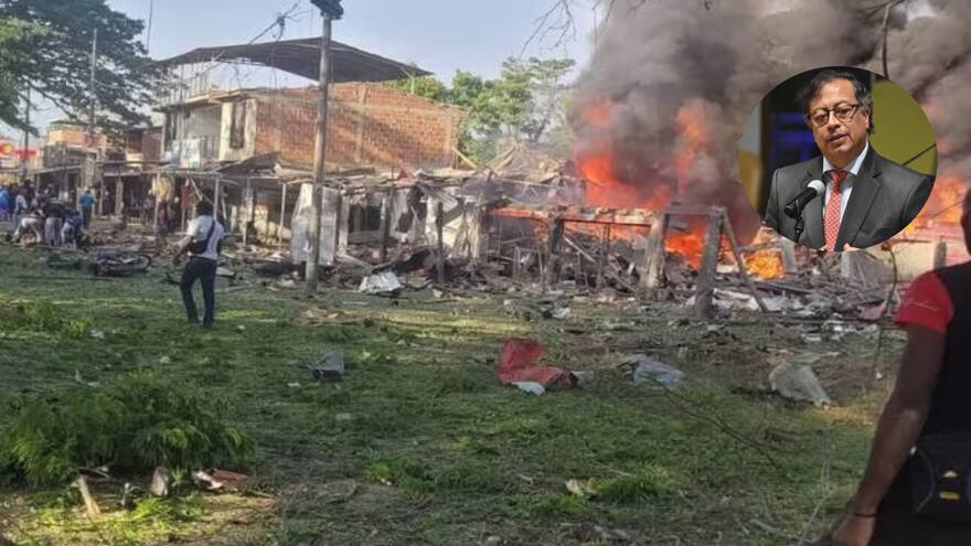 Petro atribuyó las acciones terroristas en Cauca a disidencias de las Farc