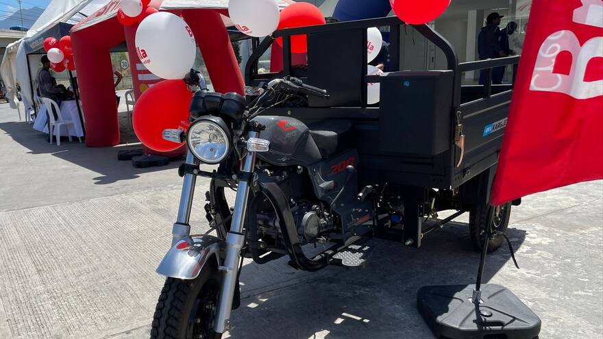 Llegan a la región Caribe motos de carga con función de Gas Natural Vehicular