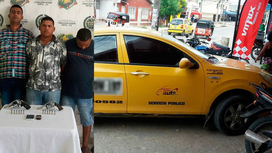 ‘Los Sureños’ pretendían atracar carro de valores y los capturan en flagrancia