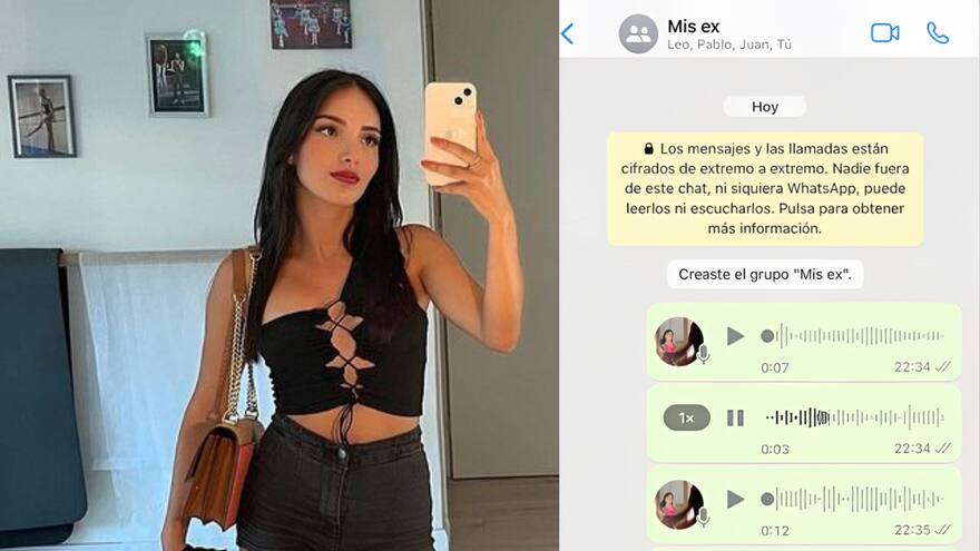 Tiktok: Mujer creó grupo de Whatsapp con sus exnovios para saber cómo le fue como novia