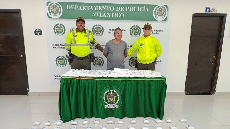 Golpe contra con el tráfico de estupefacientes en Atlántico: cae alias Pingüi