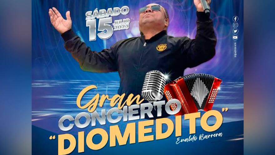 El concierto de Diomedito en Cundinamarca que se vino abajo tras su captura