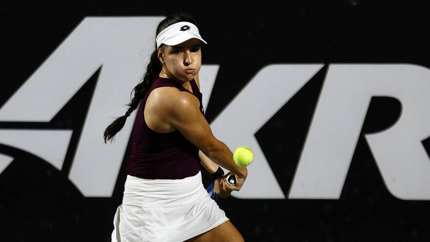 Tenis: Camila Osorio habló tras ser eliminada en la primera ronda del Abierto de Mérida