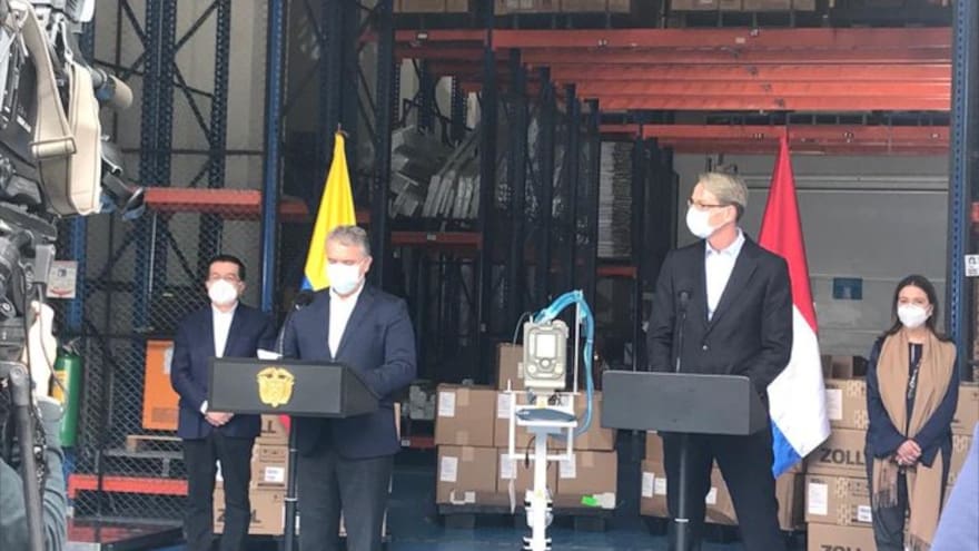 En video | Países Bajos dona 30 ventiladores a Colombia