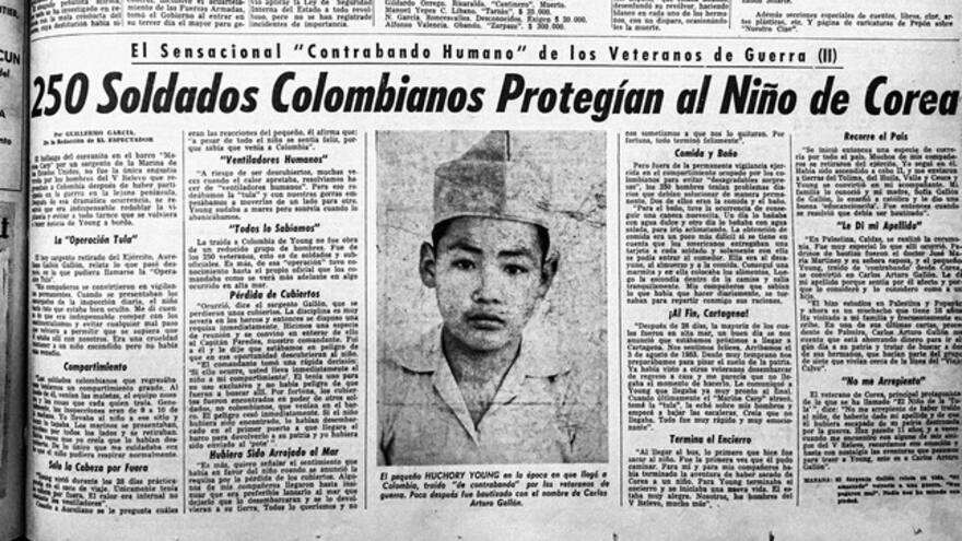 El niño que trajeron de la guerra de Corea en una tula