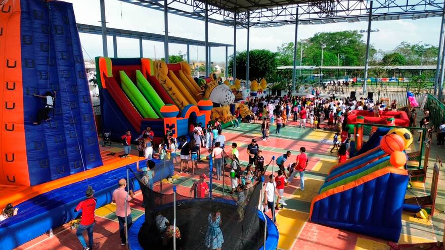 La Ruta25 de la diversión benefició a 5 mil niños en Turbaco