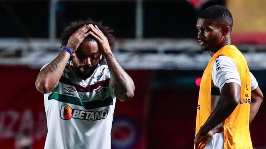 Video: Así fue el cruce del colombiano Brahian Palacios con Marcelo en Copa Libertadores