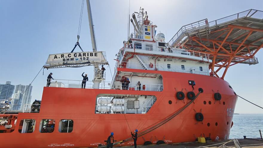 Zarpa buque con 124 toneladas de ayuda humanitaria para San Andrés