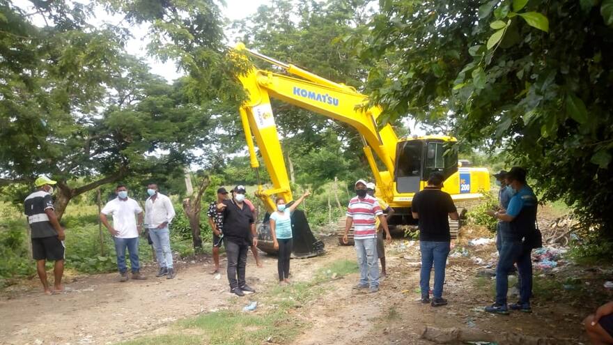 Obras de mejoramiento de vías en San Estanislao de Kotska-Arenal