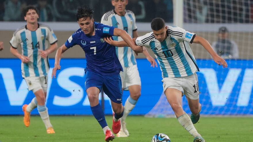Argentina debuta con apretado triunfo en el Mundial sub-20