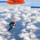 Video: paracaidista quedó colgado del ala de una aeronave a 4.572 metros de altura