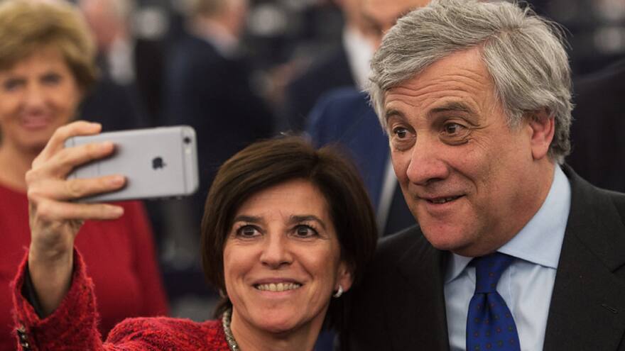Antonio Tajani elegido presidente de Eurocámara
