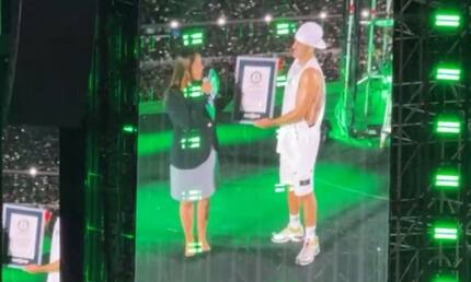 Feid hace historia al lograr un récord Guinness durante su último concierto en Medellín