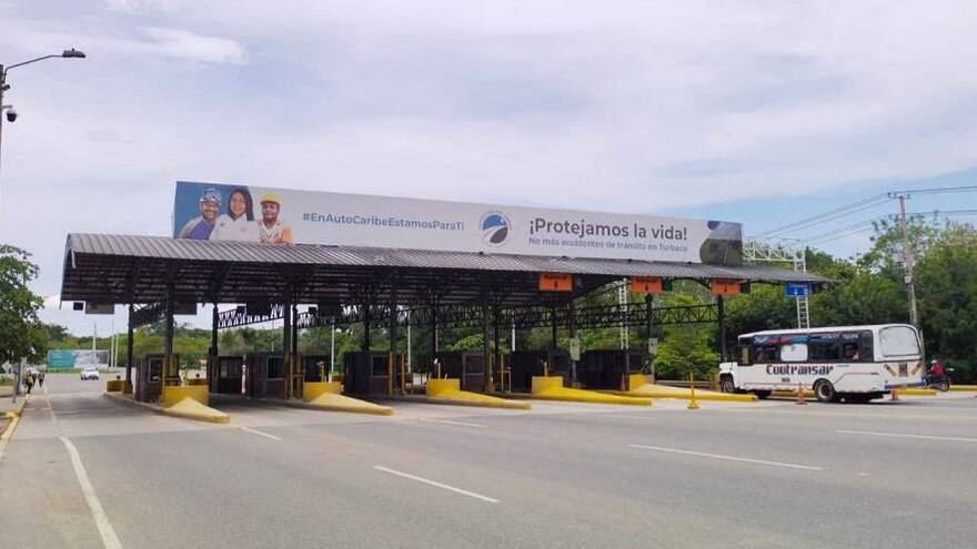 Levantan temporalmente el bloqueo en el peaje de Turbaco