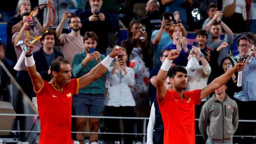 Nadal y Alcaraz vuelan hacia segunda ronda