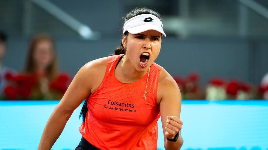 Tenis: Camila Osorio sigue con su buena racha en el Master 1.000 de Roma