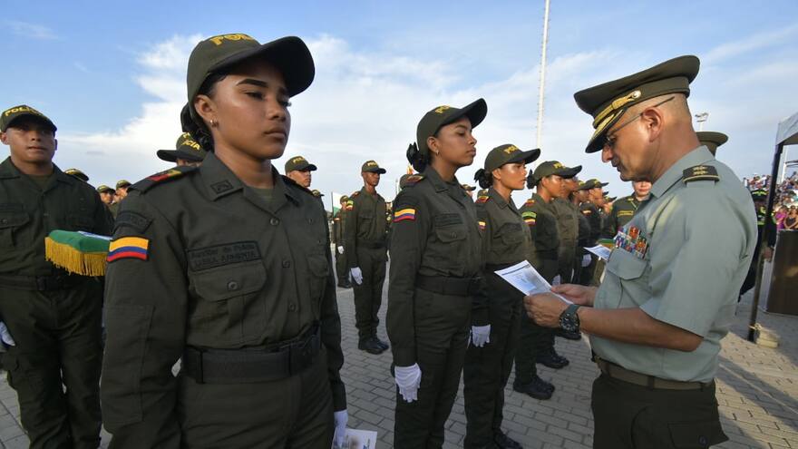 Poder femenino: Policía gradúa en B/quilla más mujeres auxiliares que hombres