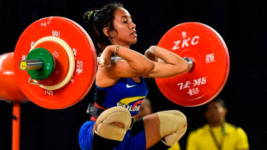 Manuela Berrio gana plata en mundial de halterofilia en Tashkent