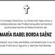 María Isabel Borda Sáenz