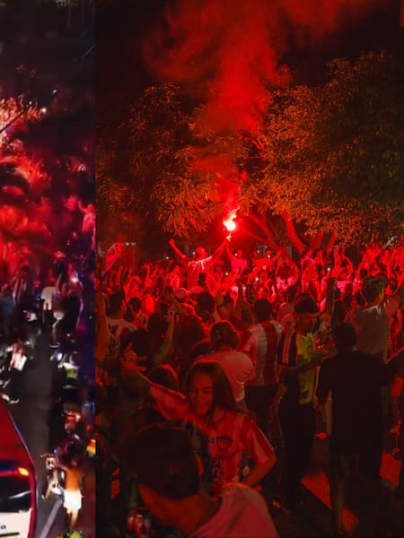 Eufórico recibimiento de la hinchada en Barranquilla a los jugadores de Junior tras coronarse campeón en Ibagué