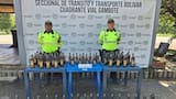 La Policía incautó 117 botellas de whisky de contrabando en vías de Bolívar