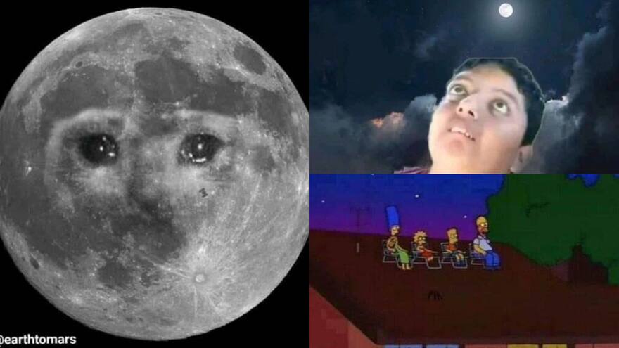 Los divertidos memes que dejó el eclipse lunar