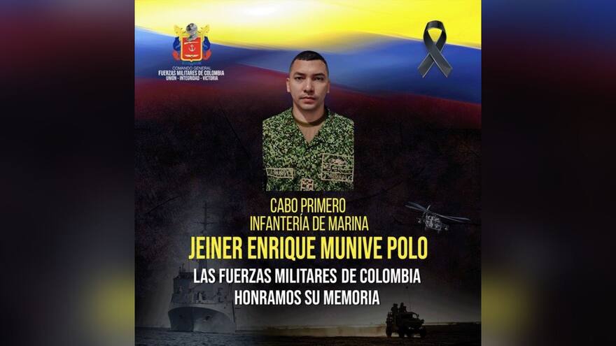 Cabo barranquillero fue asesinado por disidencias de las Farc en Buenaventura