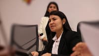 Karen Manrique se presentó ante las autoridades tras medida de aseguramiento dictada por la Corte Suprema de Justicia