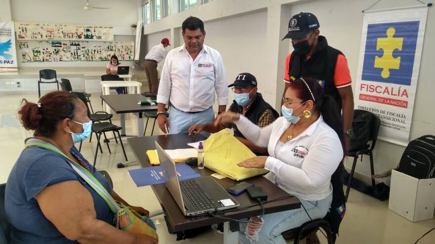 Sincelejo: Fiscalía realiza en jornada integral a víctimas con fines de identificación