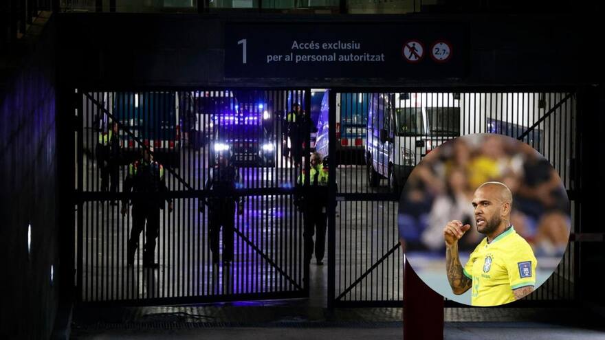 Dani Alves estaría decaído en una cárcel de España, tras denuncia por abuso sexual