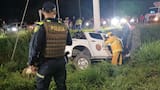 Soldado del Ejército quedó atrapado en una camioneta tras chocar contra un poste en la vía Galapa – Barranquilla