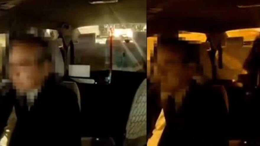 Video: taxista compartió video en el que aparece un supuesto fantasma como pasajero