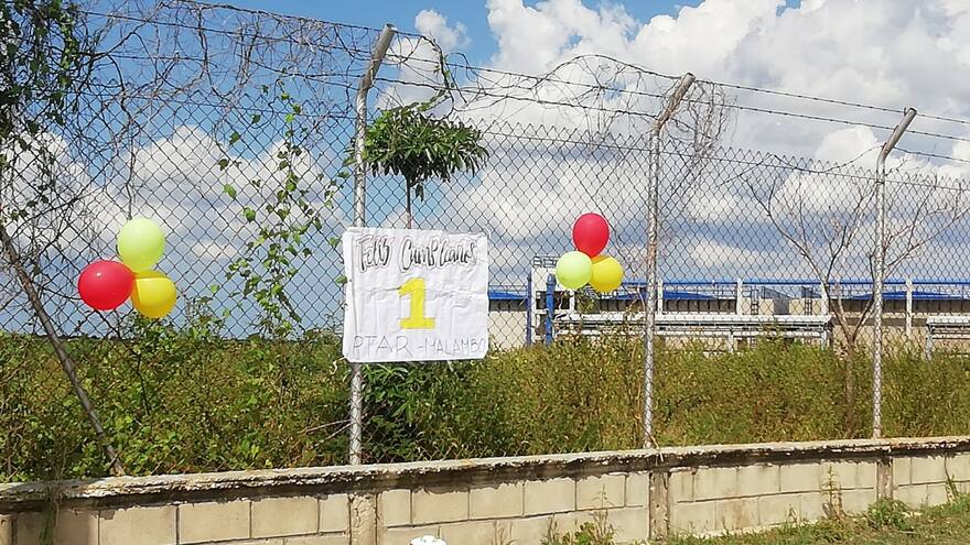 Comunidad celebra aniversario de la no operación de la PTAR de Malambo