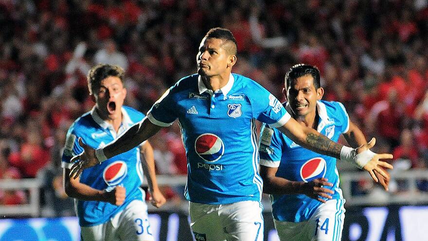 Millos venció 2-1 al América en duelo de ida de semifinales de la Liga