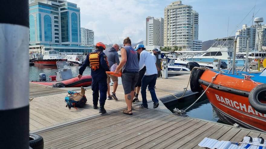 Turista suiza sufrió accidente en velero en Santa Marta