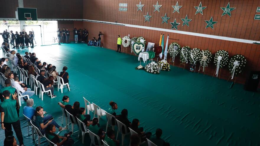 Así se vivió la dolorosa despedida de Kevin Velasco a su amigo Andrés Balanta