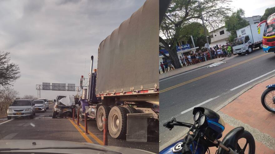 Un muerto y un herido dejan accidentes en la vía Oriental