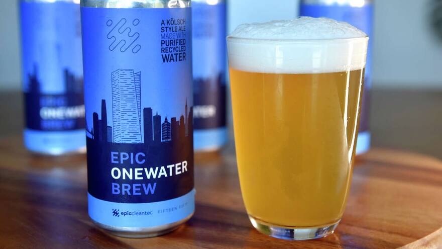 ¿Cerveza a partir de aguas residuales? Una propuesta innovadora que una empresa presentó en la ONU